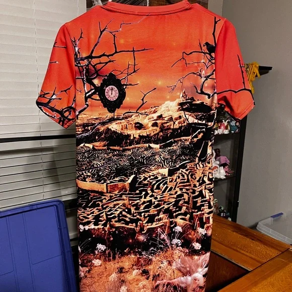 Blackmilk Labyrinth Turn Back Tee Dress XS - Picture 2 of 5